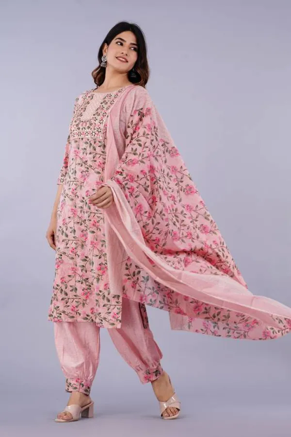 Pink_Kurta_Patiala_Dupatta_Set_For_Women