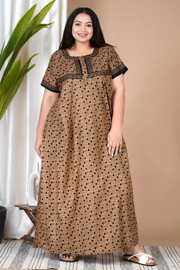Combo_(_Pack_of_2)_Stylish_&_Elegant_Women_Nighty_(_Pink_&_Brown_)