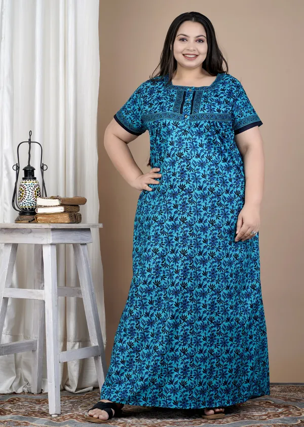 Stylish_&_Elegant_Women_Nighty_(Blue)
