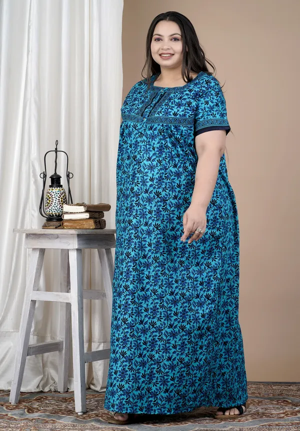 Stylish_&_Elegant_Women_Nighty_(Blue)