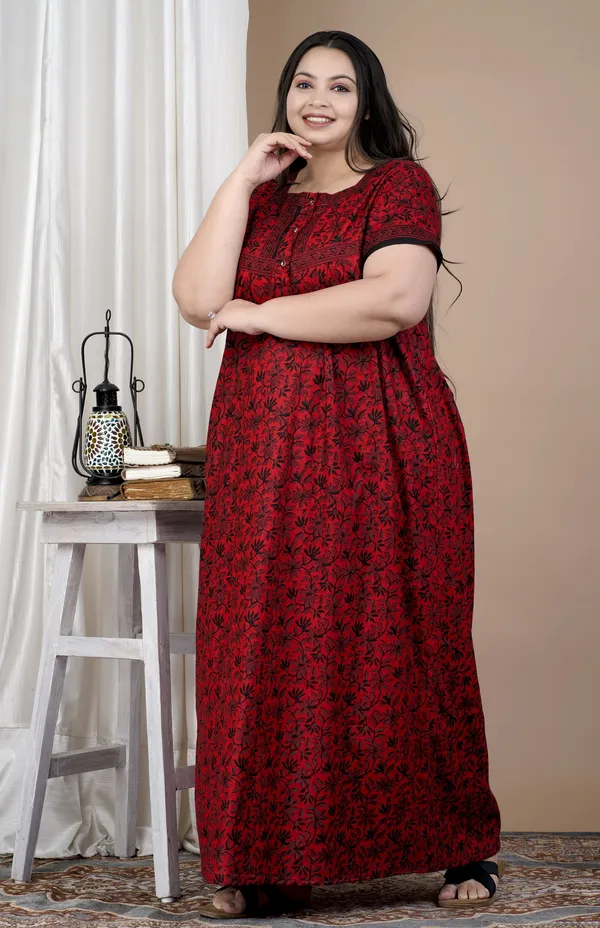 Stylish_&_Elegant_Women_Nighty_(Red)