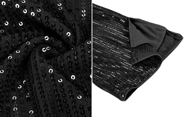 Black_Sequins_High_Waist_Pants_For_Girls