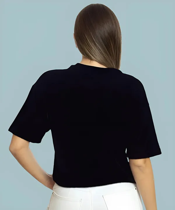 Black_Cute_Panda_Printed_Crop_Oversized_T-Shirt_For_Women