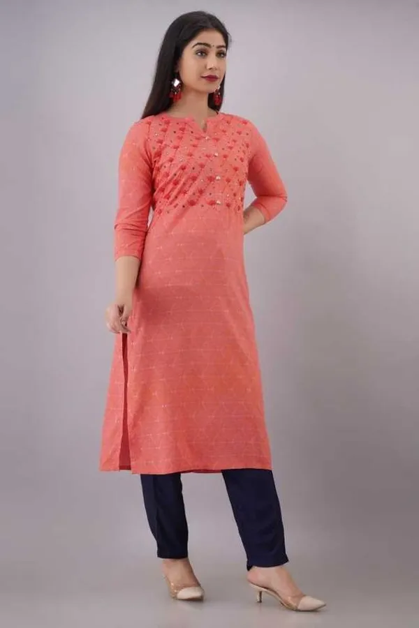 Stylish_&_Elegant___Women_Kurti_Pant_Set
