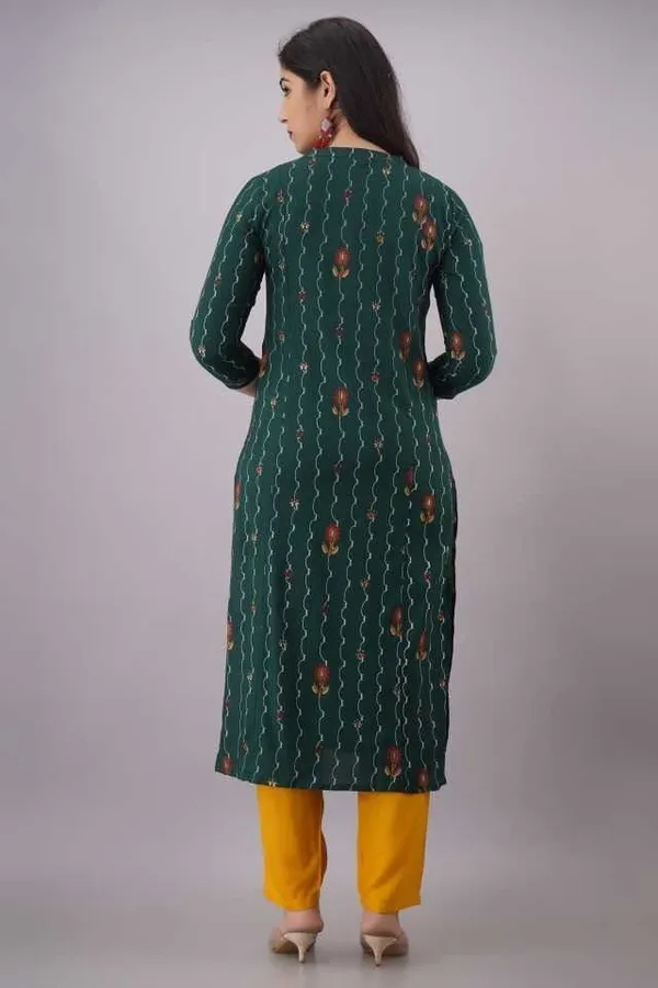 Stylish_&_Elegant_Women_Kurti_Pant_Set