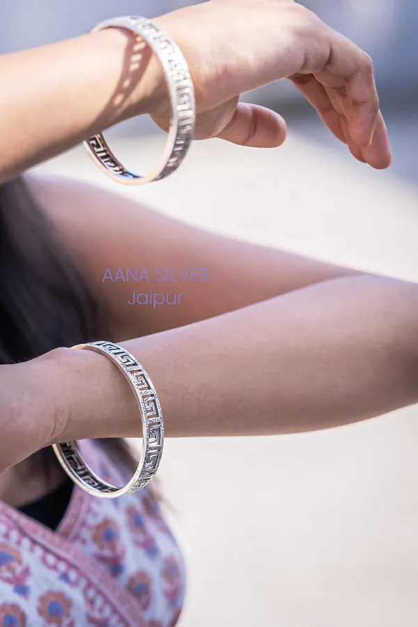 925_Pure_Sterling_Silver_|_Aabharan_Versatile_Everyday_Bangles_|_Well_Stamped_&_Hallmarked