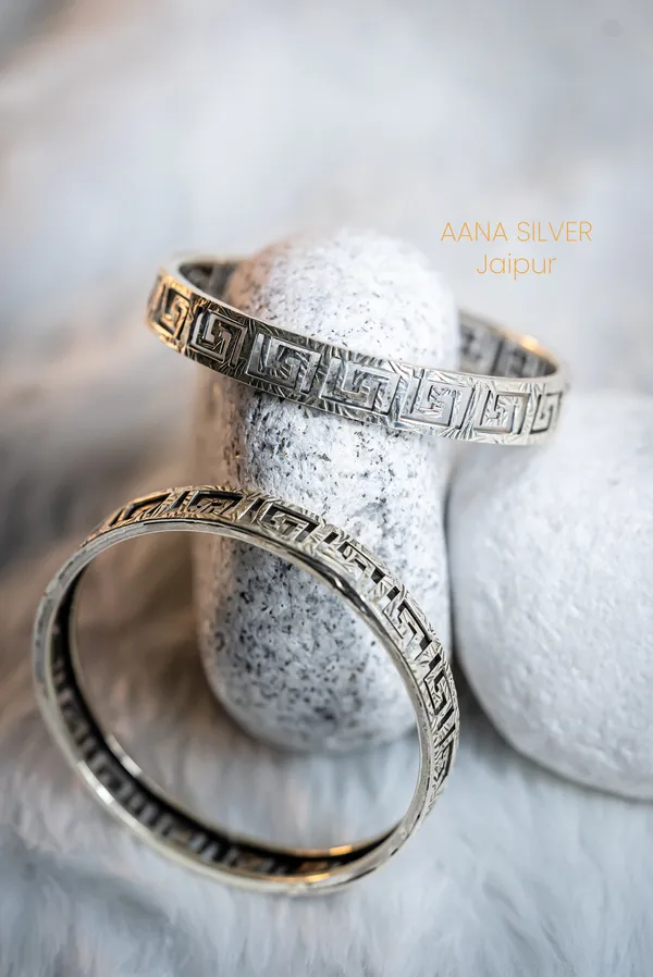 925_Pure_Sterling_Silver_|_Aabharan_Versatile_Everyday_Bangles_|_Well_Stamped_&_Hallmarked