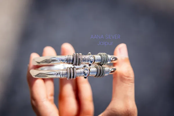 925_Pure_Sterling_Silver_|_Aabharan_Detailed_Everyday_Bangles_|_Well_Stamped_&_Hallmarked