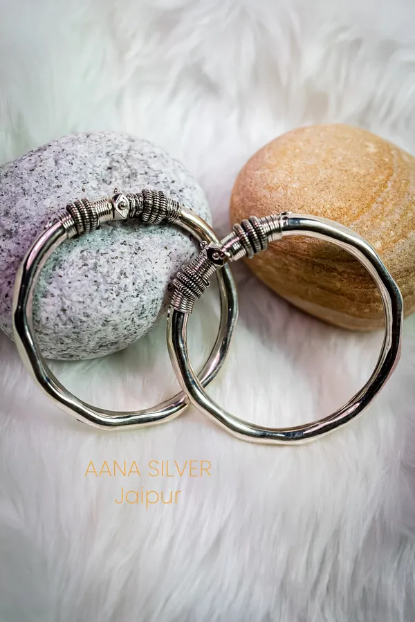 925_Pure_Sterling_Silver_|_Aabharan_Detailed_Everyday_Bangles_|_Well_Stamped_&_Hallmarked