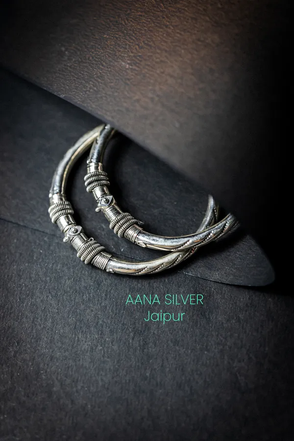 925_Pure_Sterling_Silver_|_Saundarya_Everyday_Bangles_|_Well_Stamped_&_Hallmarked