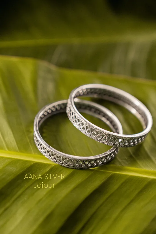925_Pure_Sterling_Silver_|_Saundarya_Everyday_Fine_Bangles_|_Well_Stamped_&_Hallmarked
