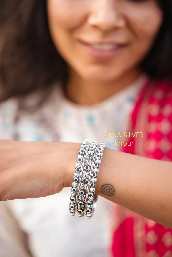 925_Pure_Sterling_Silver_|_Saundarya_Versatile_Bangle_|_Well_Stamped_&_Hallmarked
