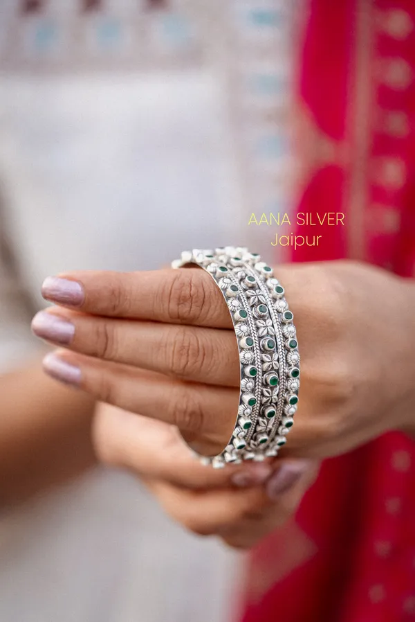 925_Pure_Sterling_Silver_|_Saundarya_Versatile_Bangle_|_Well_Stamped_&_Hallmarked