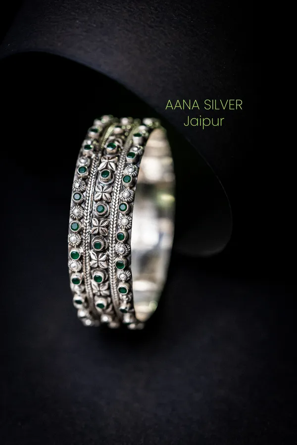 925_Pure_Sterling_Silver_|_Saundarya_Versatile_Bangle_|_Well_Stamped_&_Hallmarked