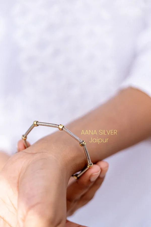 925_Pure_Sterling_Silver_|_Saundarya_Unique_Octagon_Bangles_|_Well_Stamped_&_Hallmarked