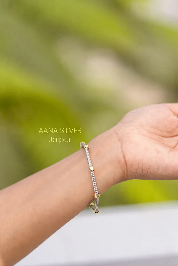 925_Pure_Sterling_Silver_|_Saundarya_Unique_Octagon_Bangles_|_Well_Stamped_&_Hallmarked