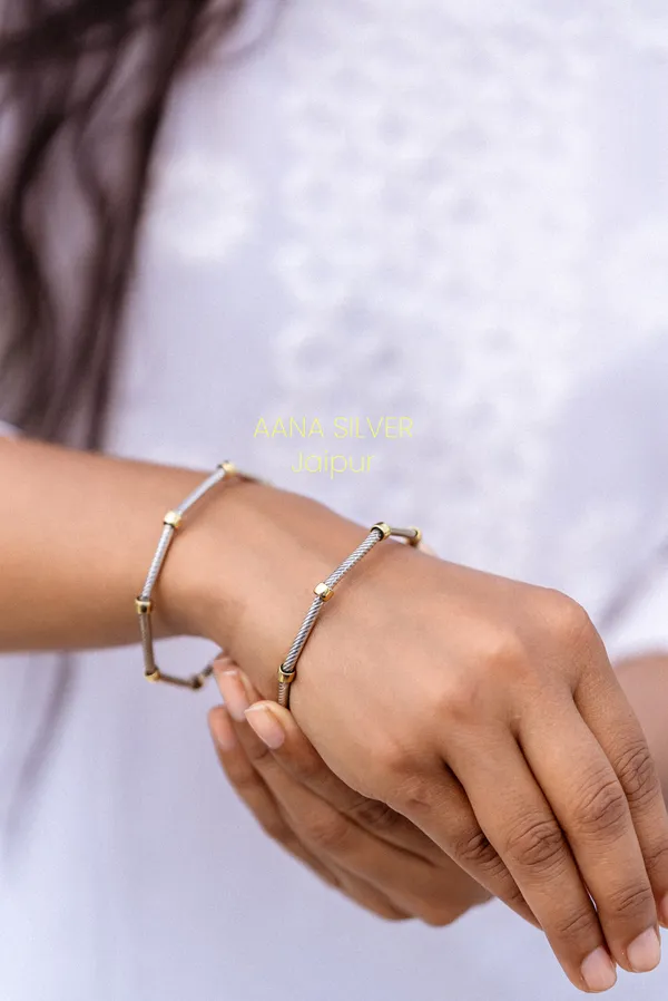 925_Pure_Sterling_Silver_|_Saundarya_Unique_Octagon_Bangles_|_Well_Stamped_&_Hallmarked