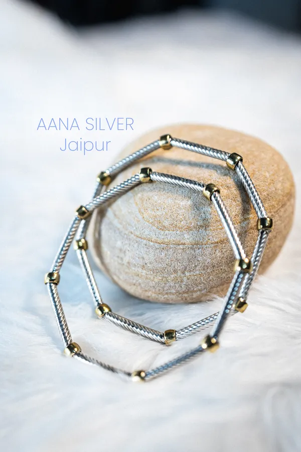 925_Pure_Sterling_Silver_|_Saundarya_Unique_Octagon_Bangles_|_Well_Stamped_&_Hallmarked