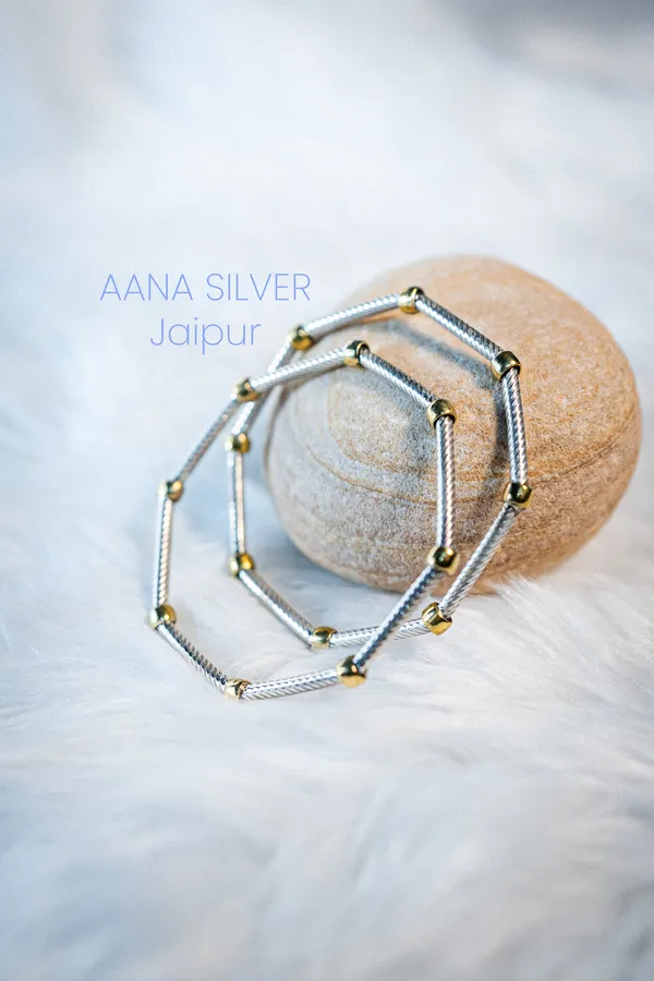 925_Pure_Sterling_Silver_|_Saundarya_Unique_Octagon_Bangles_|_Well_Stamped_&_Hallmarked
