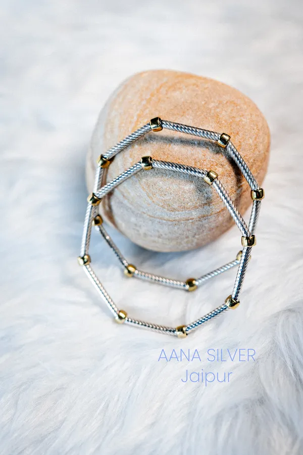 925_Pure_Sterling_Silver_|_Saundarya_Unique_Octagon_Bangles_|_Well_Stamped_&_Hallmarked