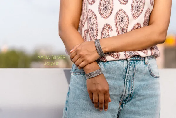 925_Pure_Sterling_Silver_|_Aabharan_Statement_Jali_Bangles_|_Well_Stamped_&_Hallmarked