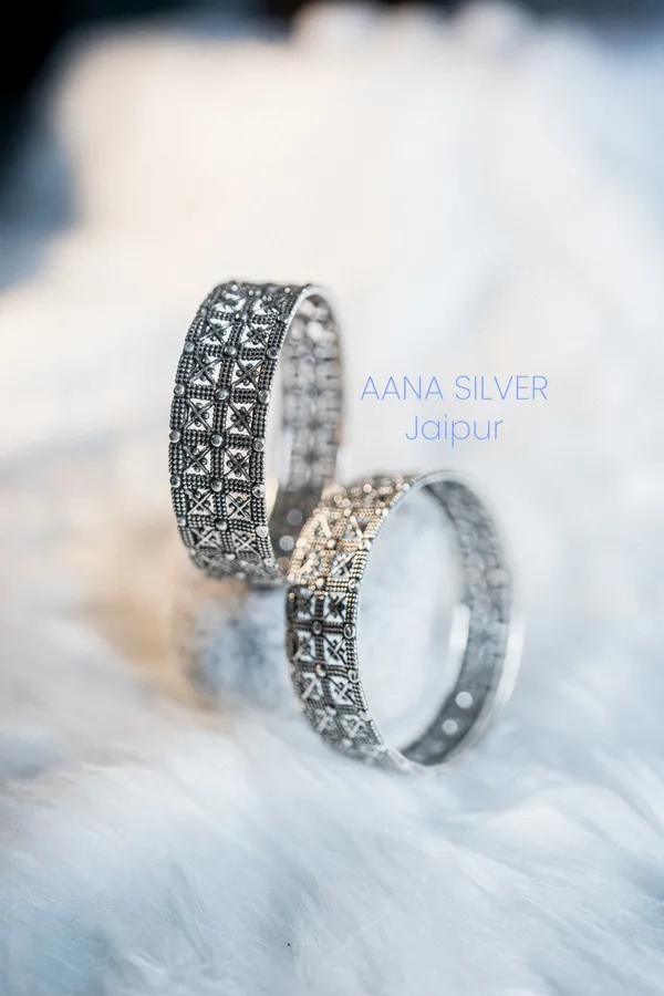 925_Pure_Sterling_Silver_|_Aabharan_Statement_Jali_Bangles_|_Well_Stamped_&_Hallmarked