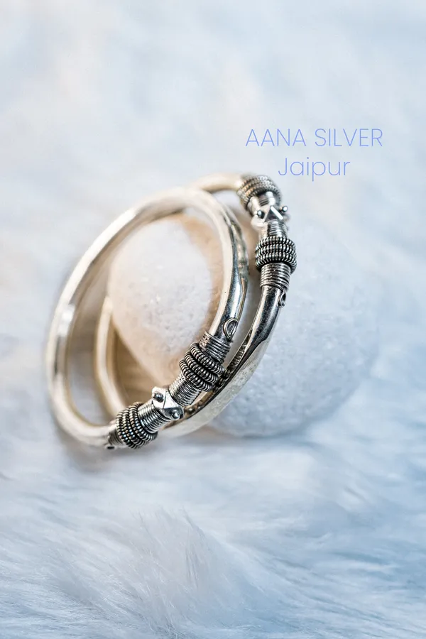 925_Pure_Sterling_Silver_|_Aabharan_Versatile_Everyday_Bangles_|_Well_Stamped_&_Hallmarked