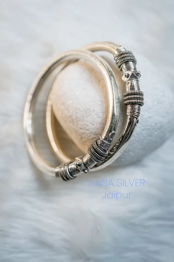 925_Pure_Sterling_Silver_|_Aabharan_Versatile_Everyday_Bangles_|_Well_Stamped_&_Hallmarked