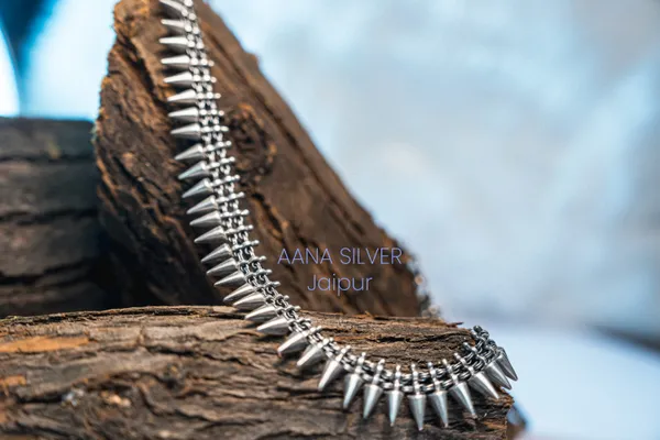 925_Pure_Sterling_Silver_|_Aabharan_Unique_Necklace_|_Well_Stamped_&_Hallmarked