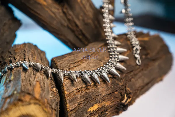 925_Pure_Sterling_Silver_|_Aabharan_Statement_Necklace_|_Well_Stamped_&_Hallmarked