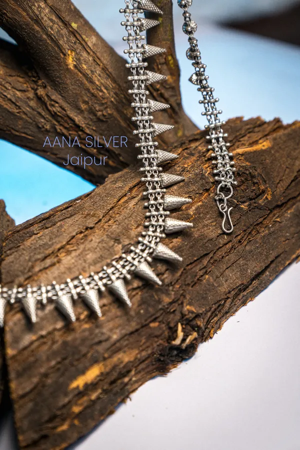 925_Pure_Sterling_Silver_|_Aabharan_Statement_Necklace_|_Well_Stamped_&_Hallmarked