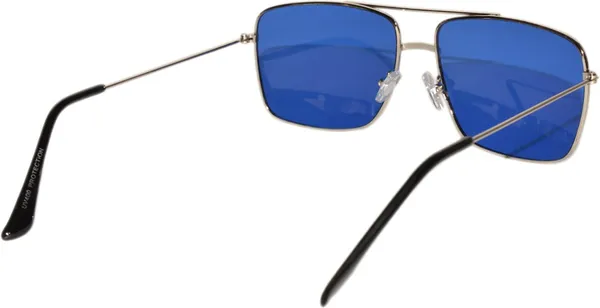 Silver_Retro_Square_Sunglasses_-_For_Unisex