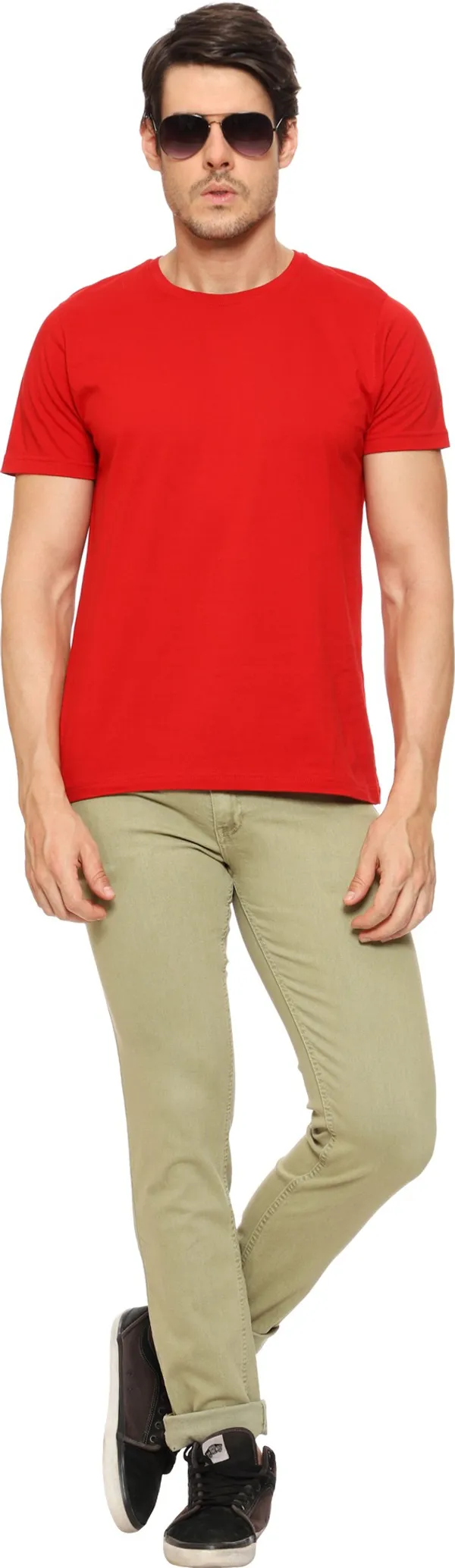Men's_Beige_Regular_Fit_Premium_Cotton_Blend_Jeans