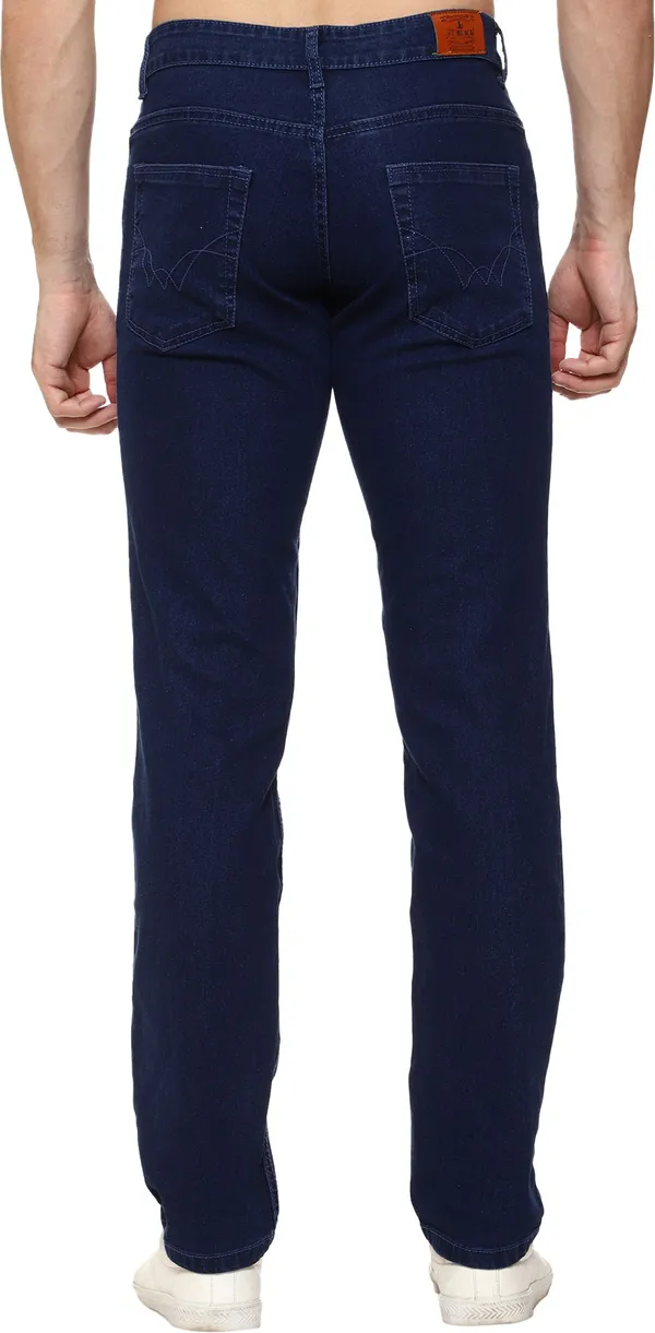 Men's_Dark_Blue_Regular_Fit_Premium_Cotton_Blend_Jeans