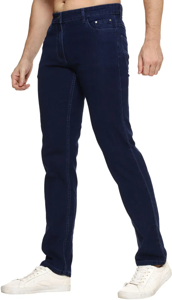 Men's_Dark_Blue_Regular_Fit_Premium_Cotton_Blend_Jeans