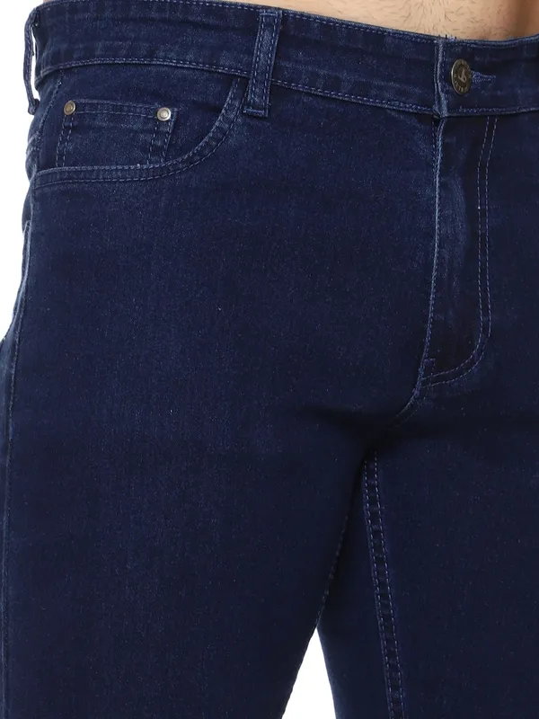 Men's_Dark_Blue_Regular_Fit_Premium_Cotton_Blend_Jeans