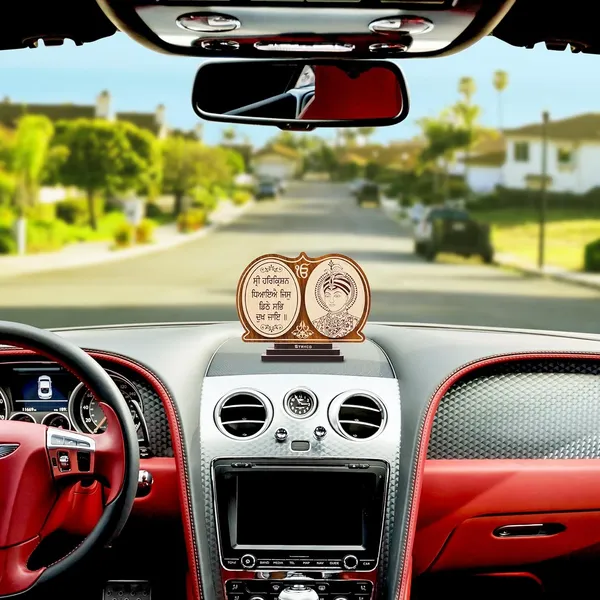 Guru_Harkrishan_Sahib_Ji_Photo_For_Car,_Car_Stand,_Eigth_Sikh_Guru,_Punjabi_Wooden_Gift_Item,_Car_Interior_Decor_Accessory,_Spiritual_Decor,_Gurbani_Shabad,_Sikh_Gifts,_Car_Emblem,_10Cm_Wide