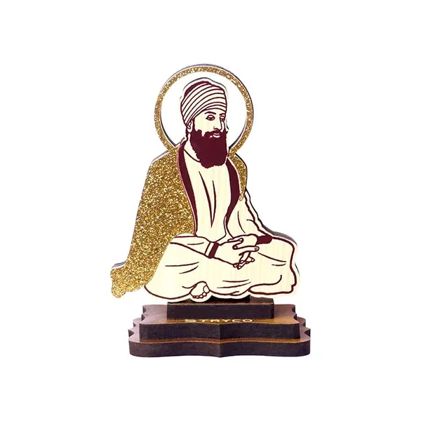 Guru_Tegh_Bahadur_Ji_Photo_For_Car,_Car_Stand,_Ninth_Sikh_Guru,_Punjabi_Wooden_Gift_Item,_Car_Interior_Decor_Accessory,_Spiritual_Decor,_Photo_Frame,_Sikh_Gifts,_Car_Emblem,_8Cm_High