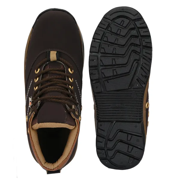 Brown_Leatherette_And_Airmix_Lace_Ups_Boots_For_Men