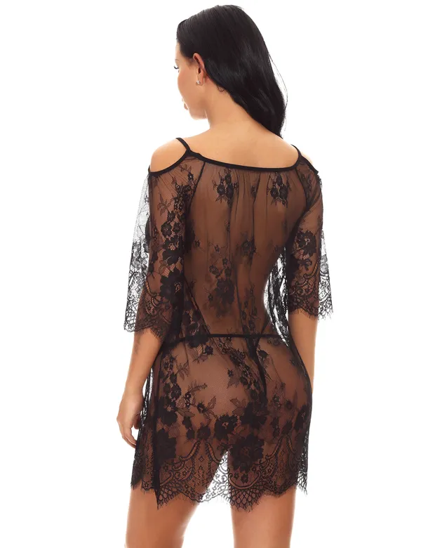 Black_Eye_Lash_Babydoll_Dress_For_Women