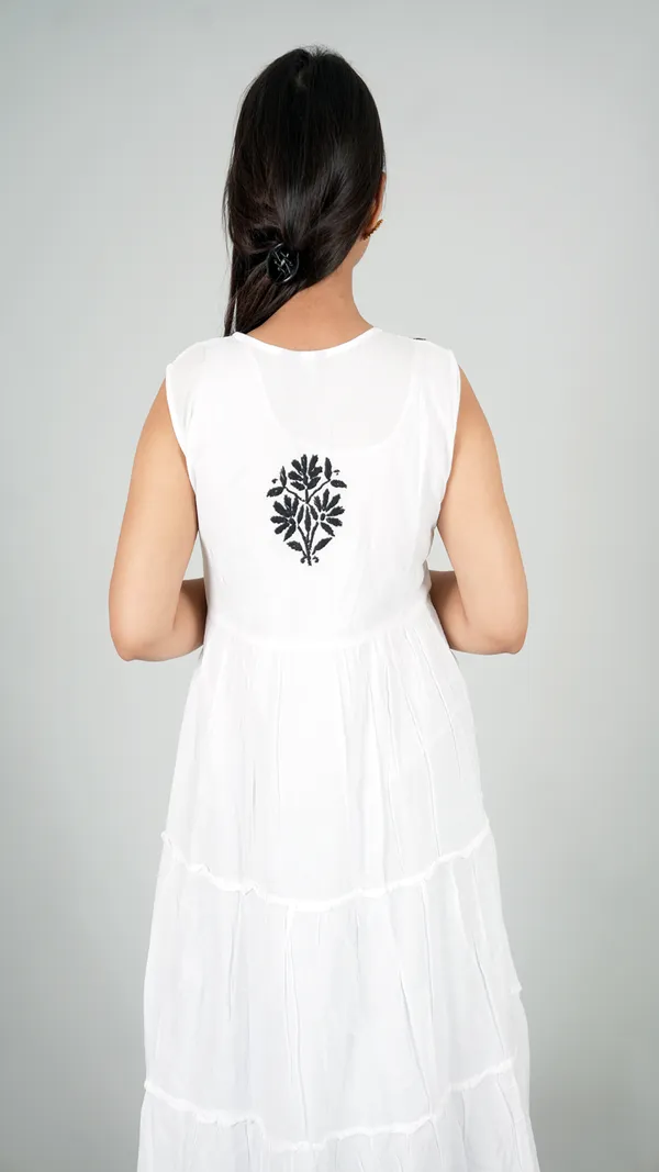 White_Cotton_Casual_Long_Kurti_For_Women