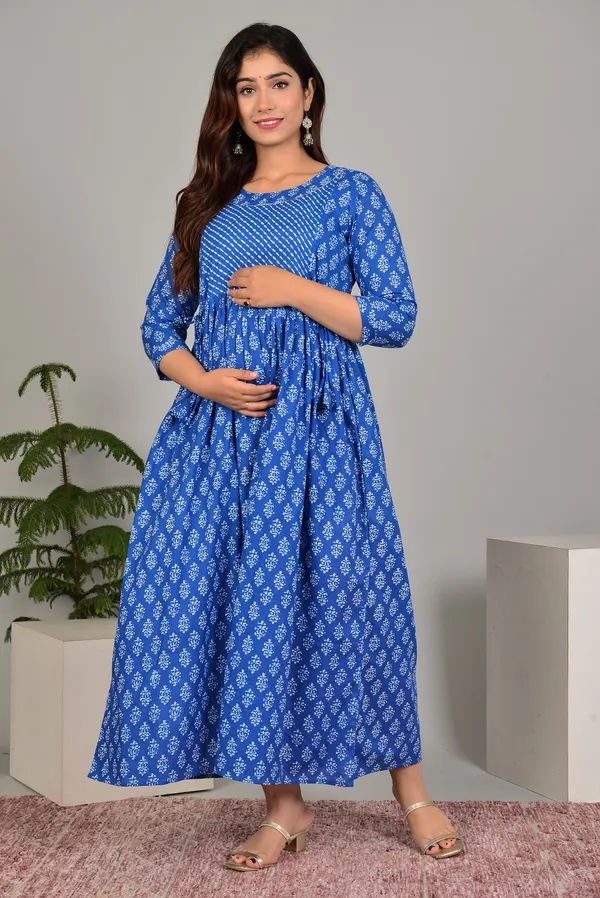 Sarbati__Cotton_Printed_Maternity_And_Feeding_Kurti_Combo_Of_2