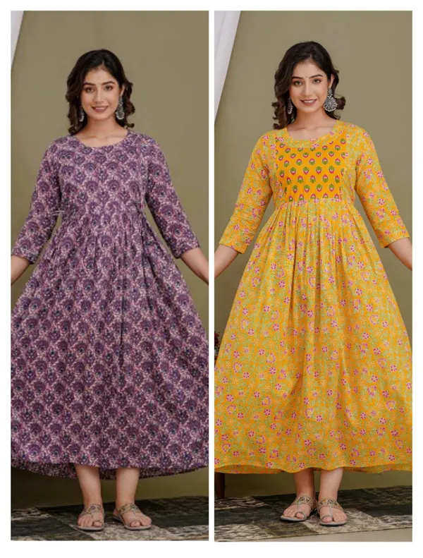 Satrangi___Cotton_Printed_Maternity_And_Feeding_Kurti_Combo_Of_2