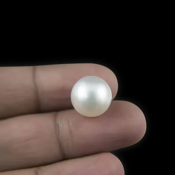 11.25_RattiSouth_Sea_Pearl_(Moti)_Gemstone_Original_Certified_with_Lab_Report_&_Guarantee_Certificate_Natural_Moti_Stone_A++_Quality_for_Astrology_Benefits_for_Men_&_Women
