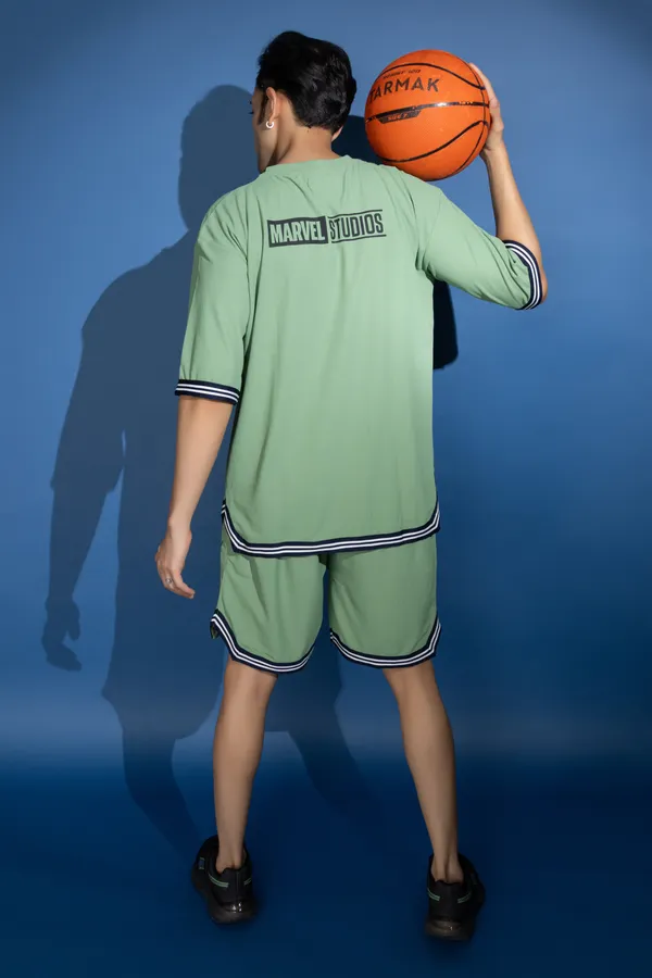 Sea_Green_Honey_Comb_Printed_Oversized_Size_Co-Ord_Set