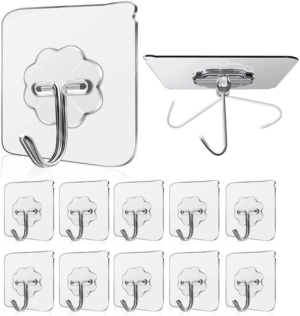 _Self_Adhesive_Wall_Hooks_(PACK_OF_10),_Heavy_Duty_and_Waterproof_Transparent_Adhesive_Sticky_Hooks