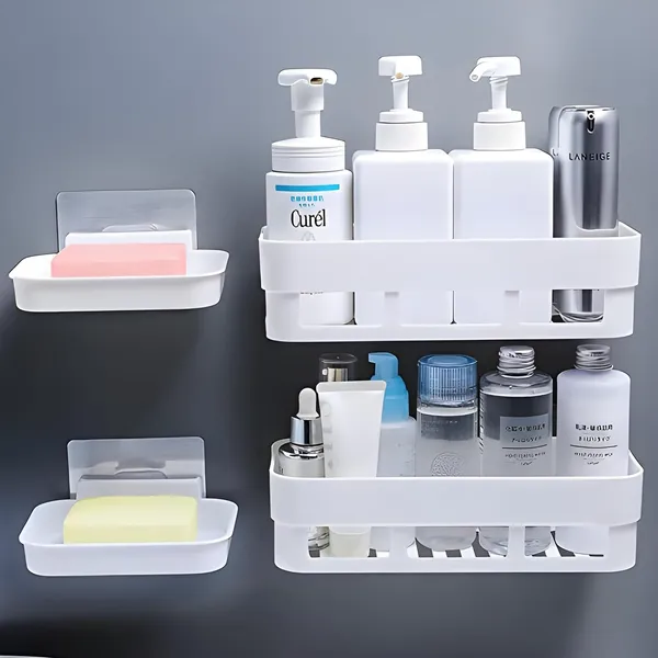 Multipurpose_Kitchen_&_Bathroom_Shelf_Organizer,_Wall_Mounted_Shelf,_Storage_Racks(2+2)