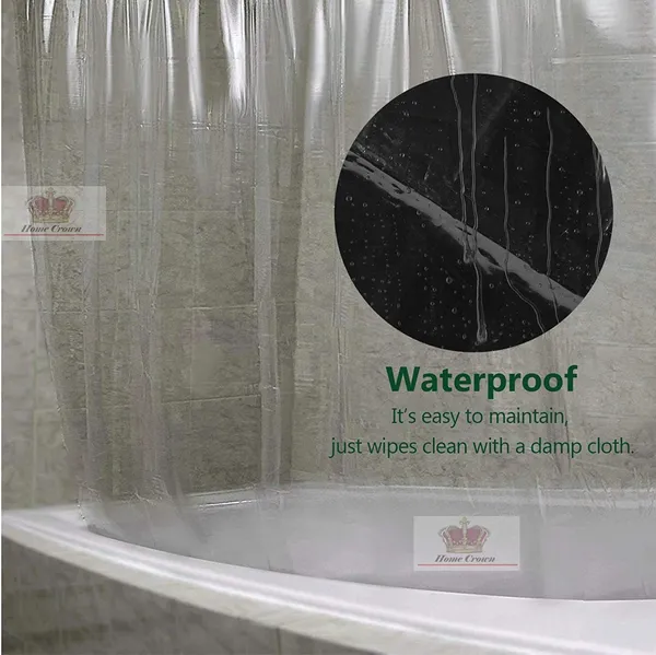Waterproof_Shower_Curtain_for_Bathroom,_Clear_Transparent_PVC_Curtain_with_8_Hooks_,_Clear_Color_-_Pack_of_4_PCs
