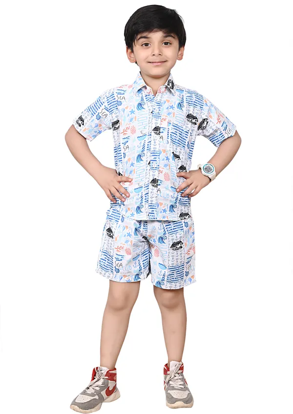 Light_Blue_Boys_Casual_Shirt_Shorts