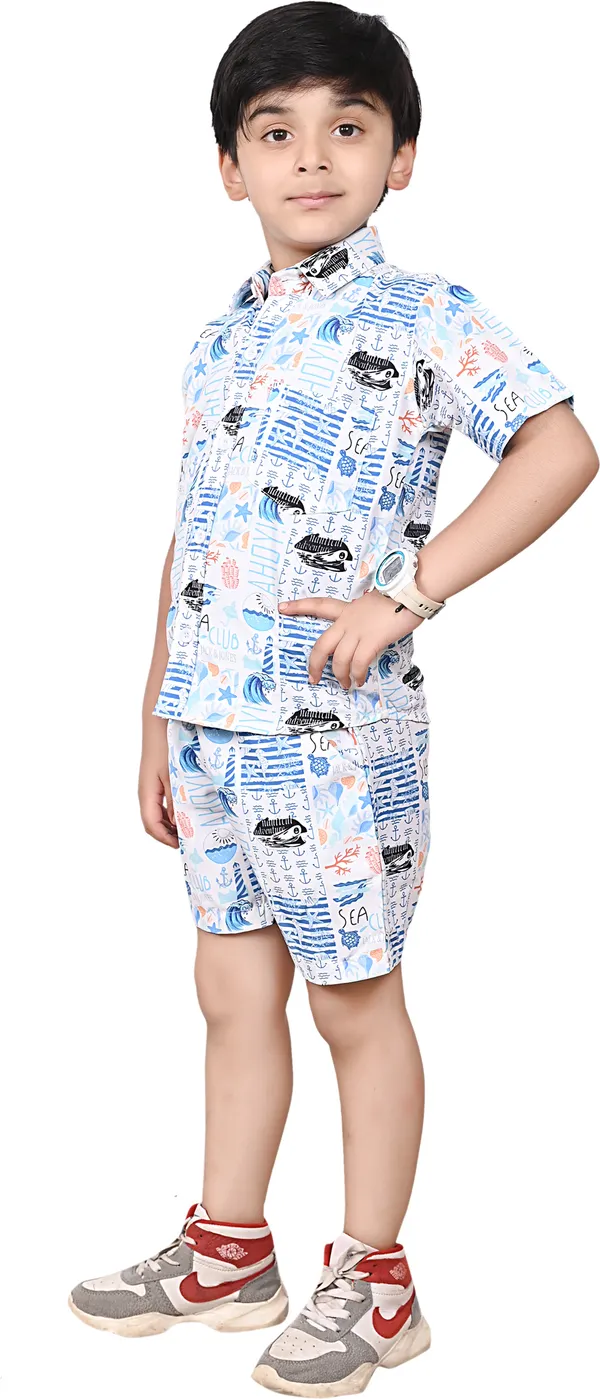 Light_Blue_Boys_Casual_Shirt_Shorts